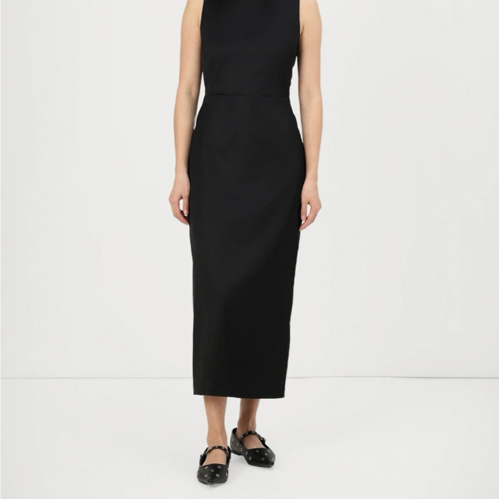 Elegant Black Sleeveless Maxi Dress